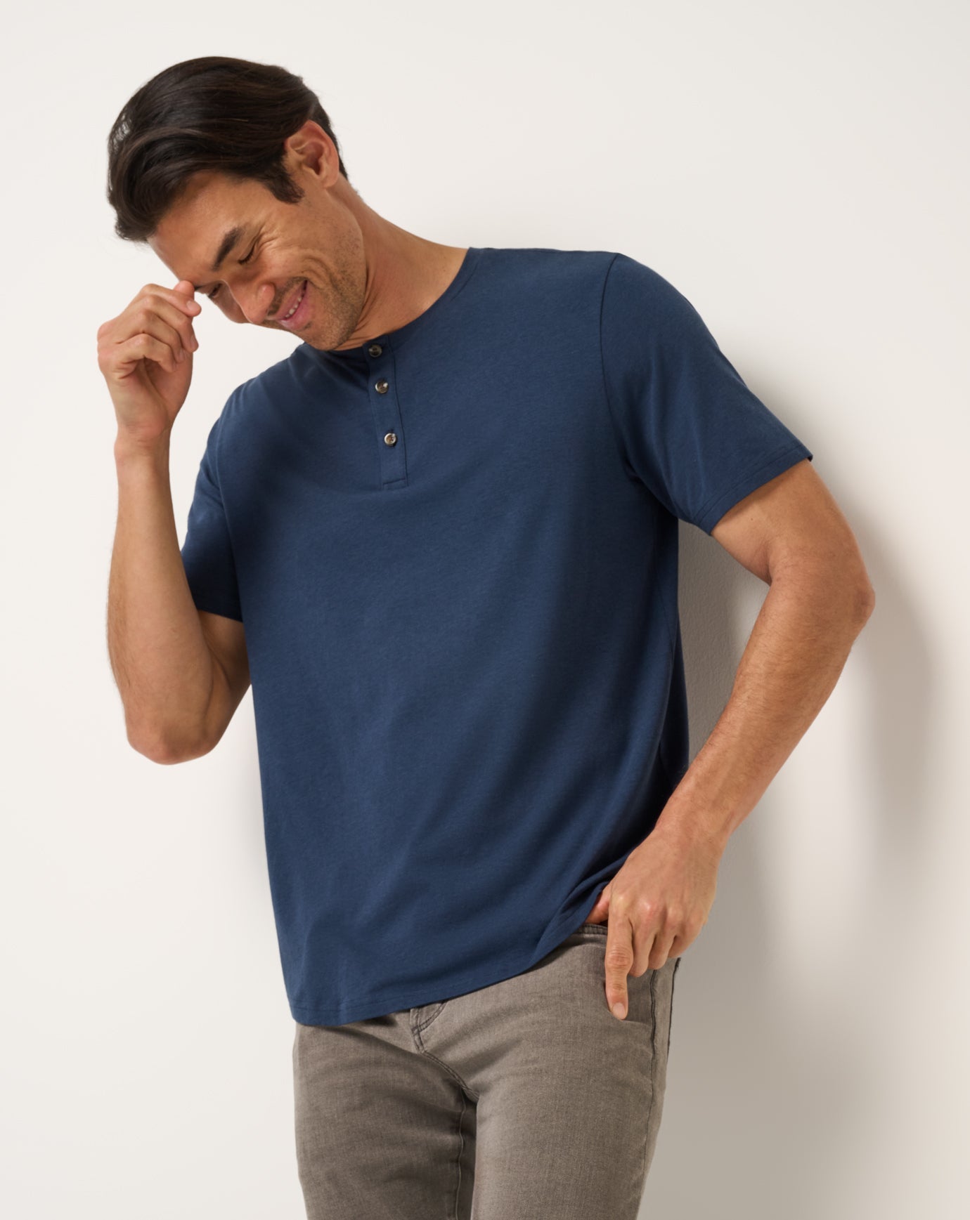 Total Eclipse Travis Mathew Cloud Henley Tee
