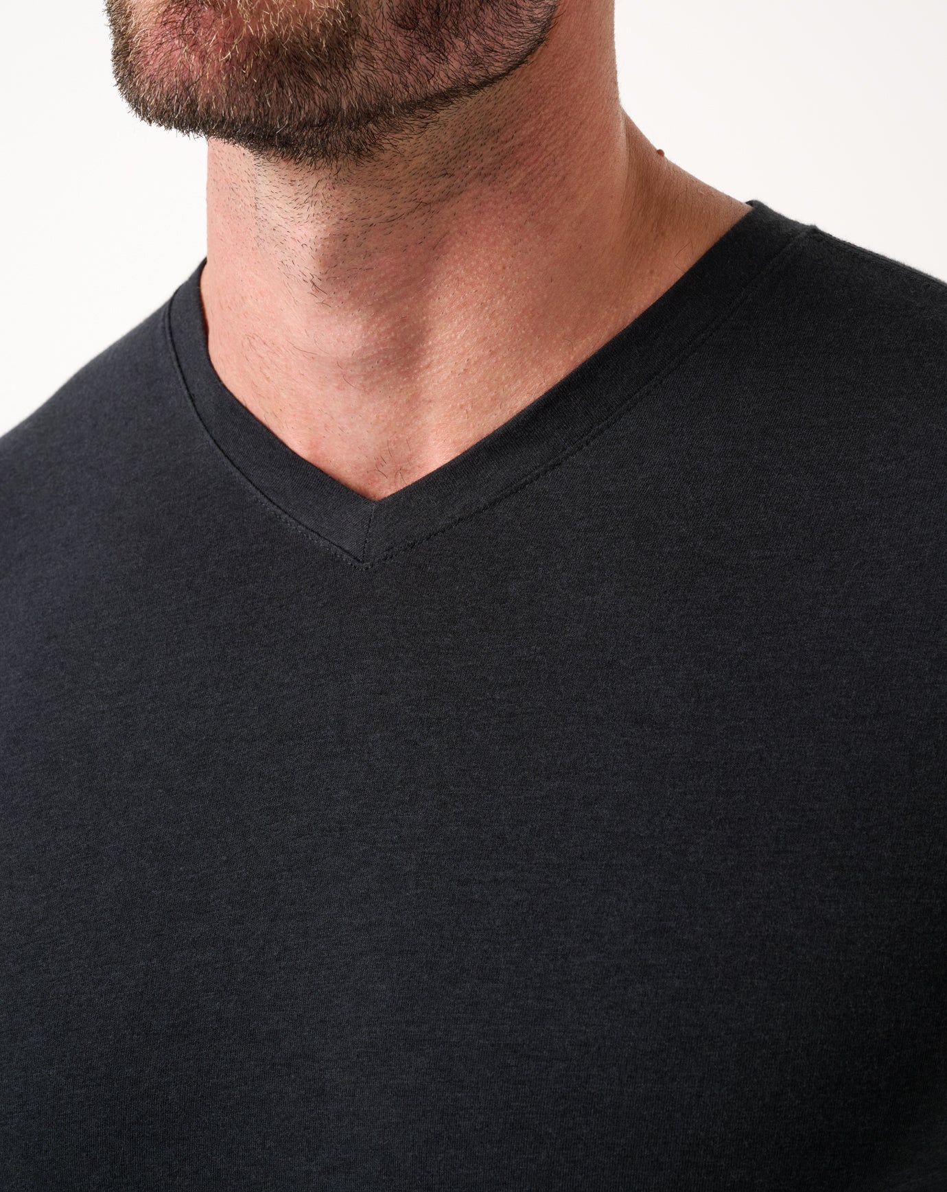 Black Travis Mathew Cloud V-Neck Tee
