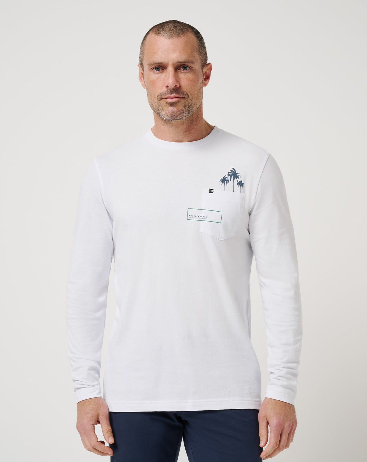 White Travis Mathew Reef Stop Long Sleeve Tee