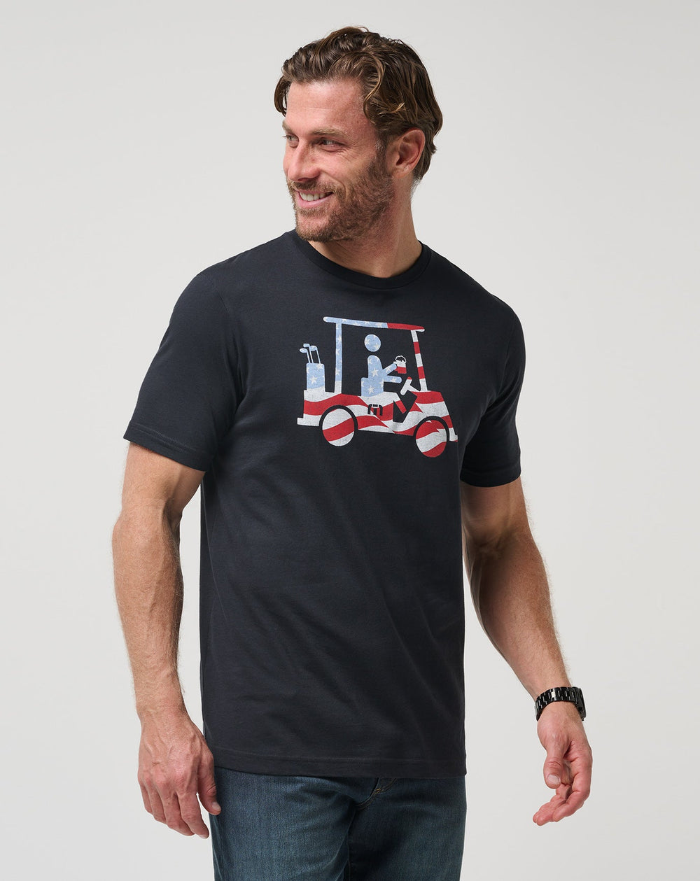 Black Travis Mathew Five K Day Tee