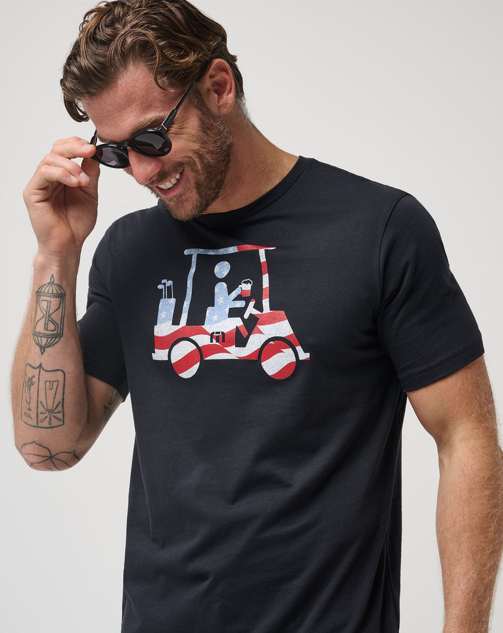 Black Travis Mathew Five K Day Tee