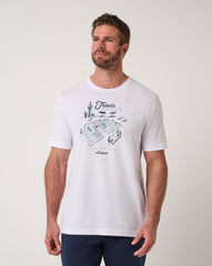 White Travis Mathew Summer Survival Tee
