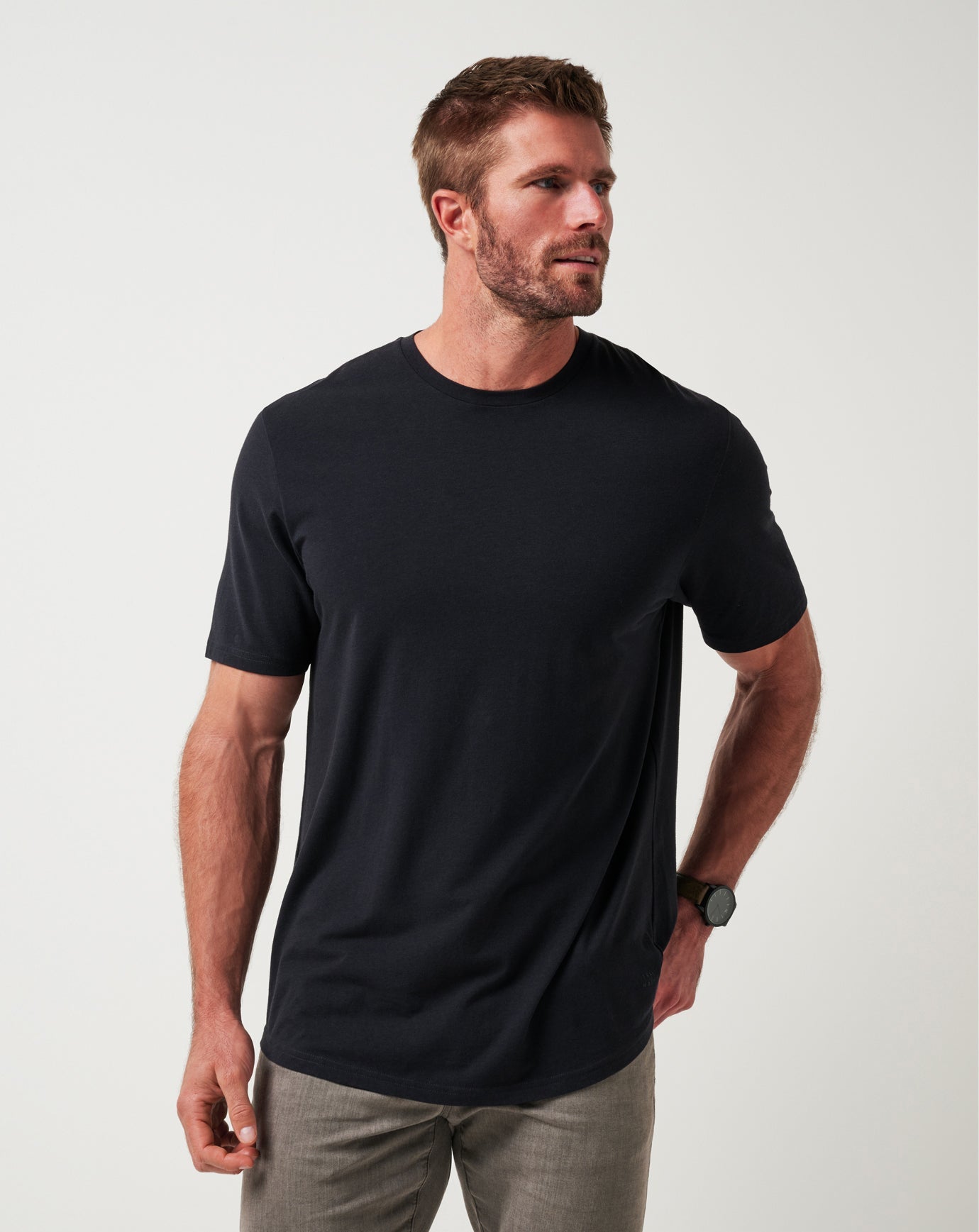 Black Travis Mathew Cloud Crew Tee