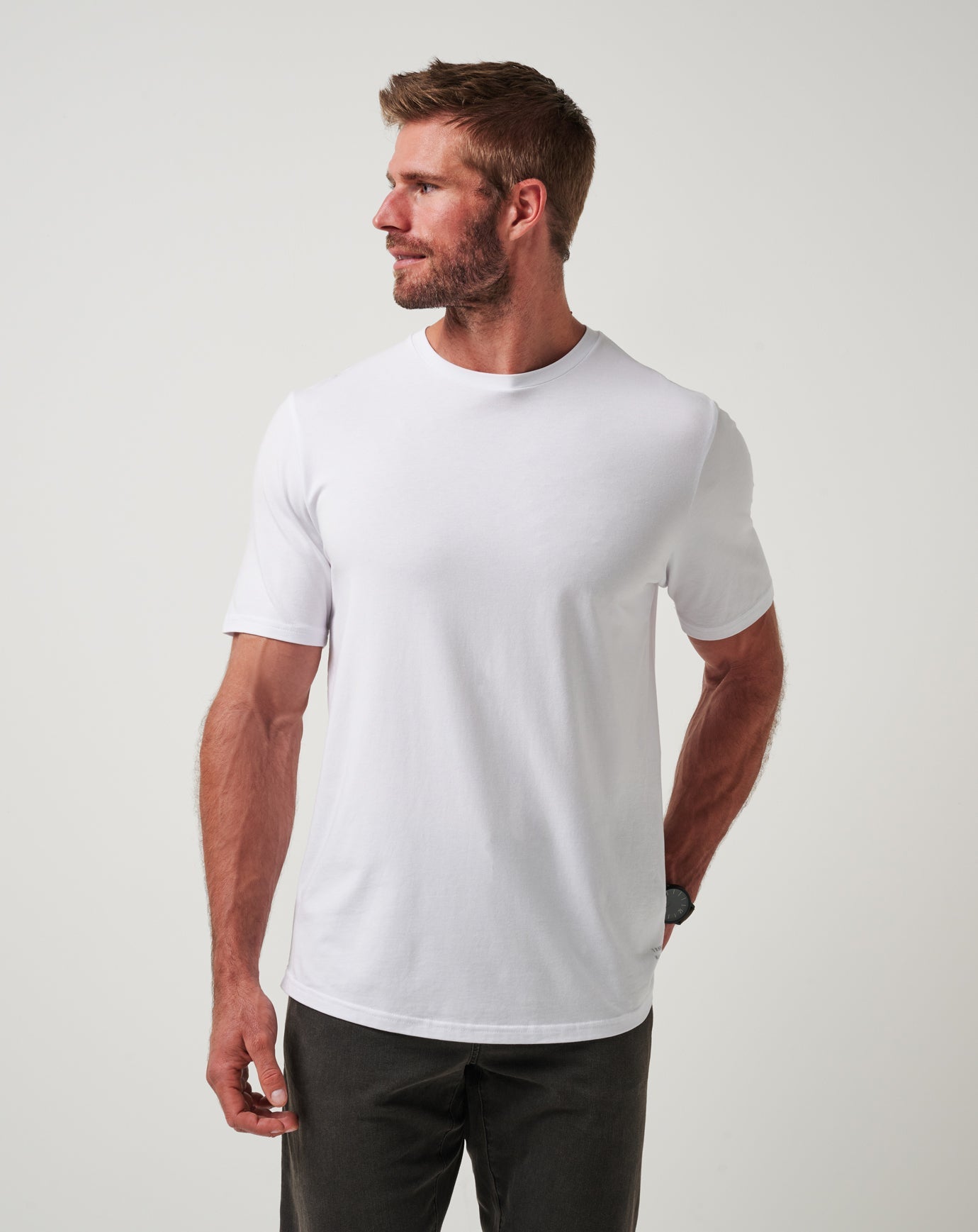 White Travis Mathew Cloud Crew Tee