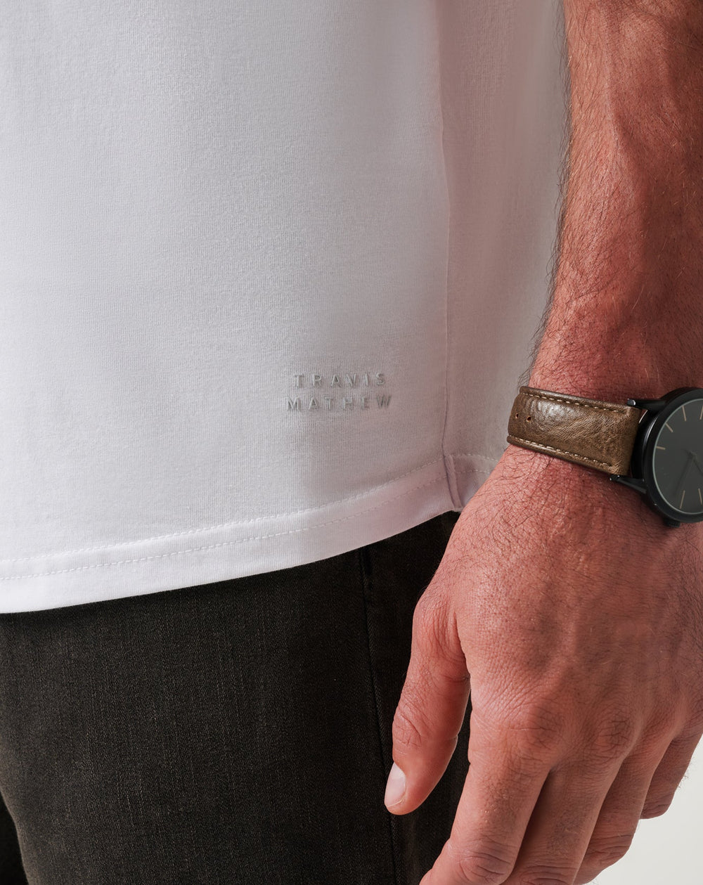 White Travis Mathew Cloud Crew Tee
