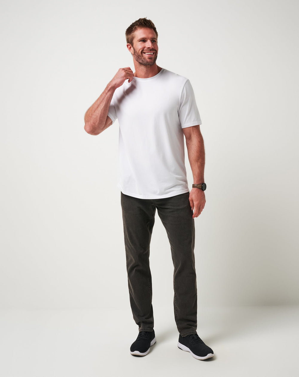 White Travis Mathew Cloud Crew Tee