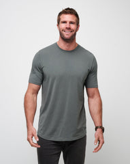 Dark Olive Travis Mathew Cloud Crew Tee