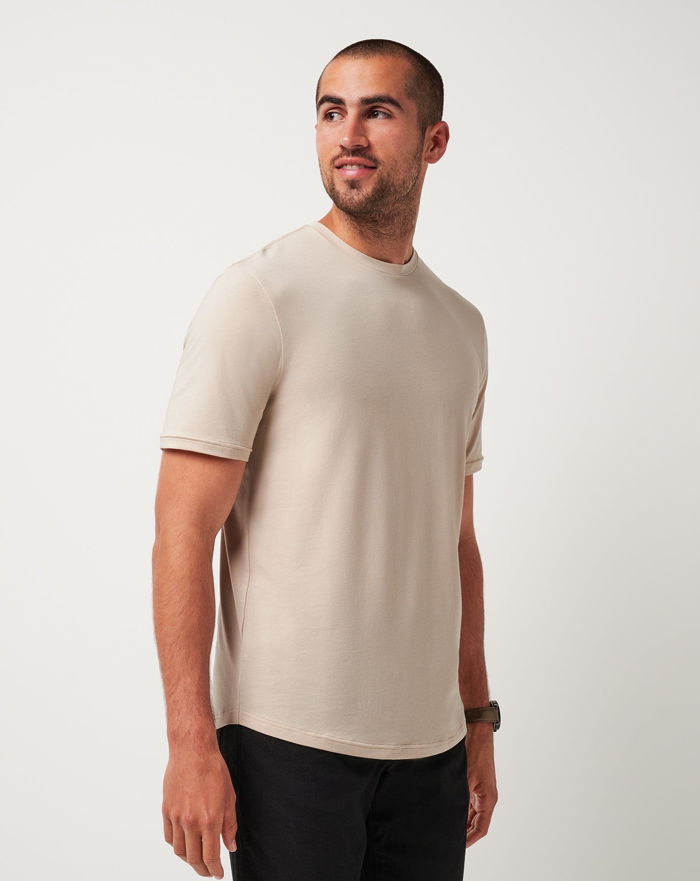 Italian Sand Travis Mathew Cloud Crew Tee