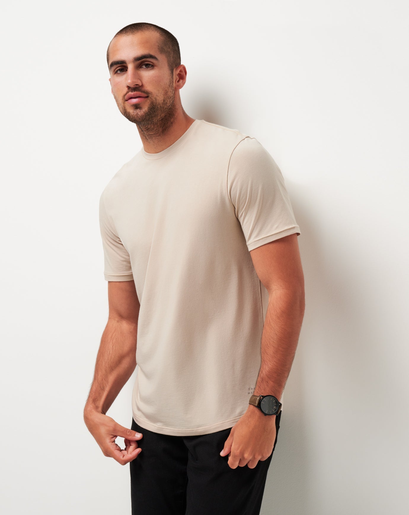 Italian Sand Travis Mathew Cloud Crew Tee