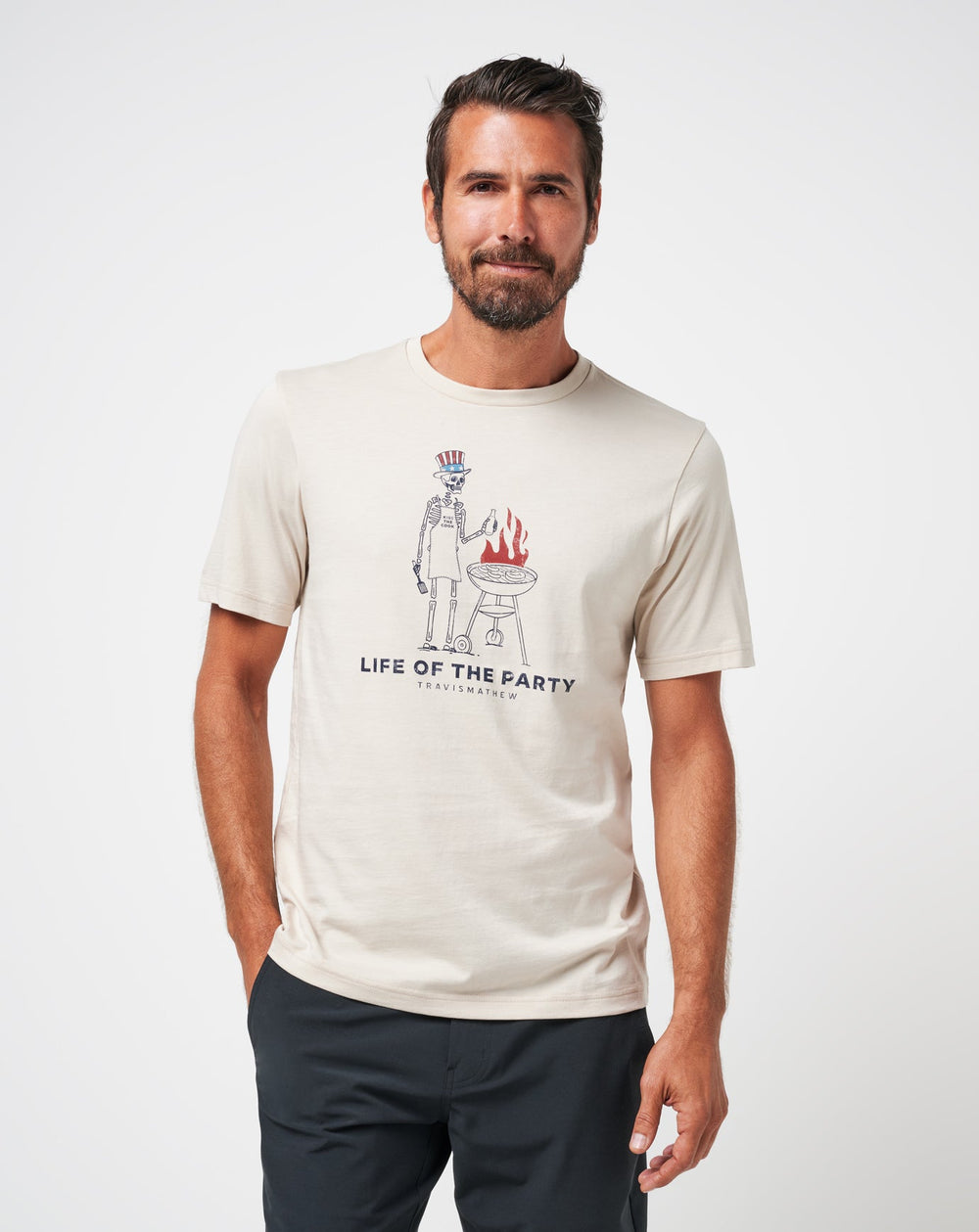 Italian Sand Travis Mathew Grill And Thrill Tee