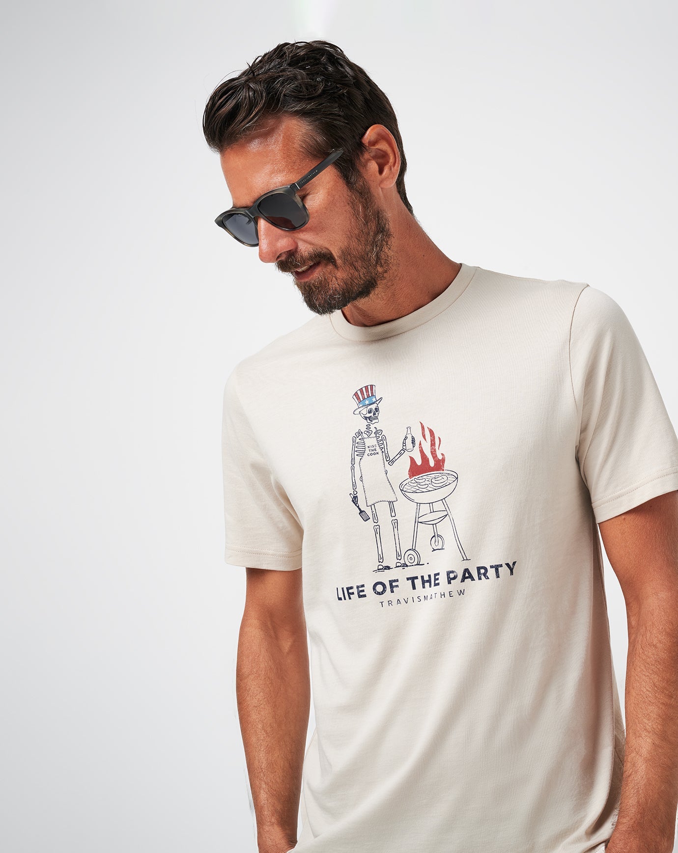 Italian Sand Travis Mathew Grill And Thrill Tee