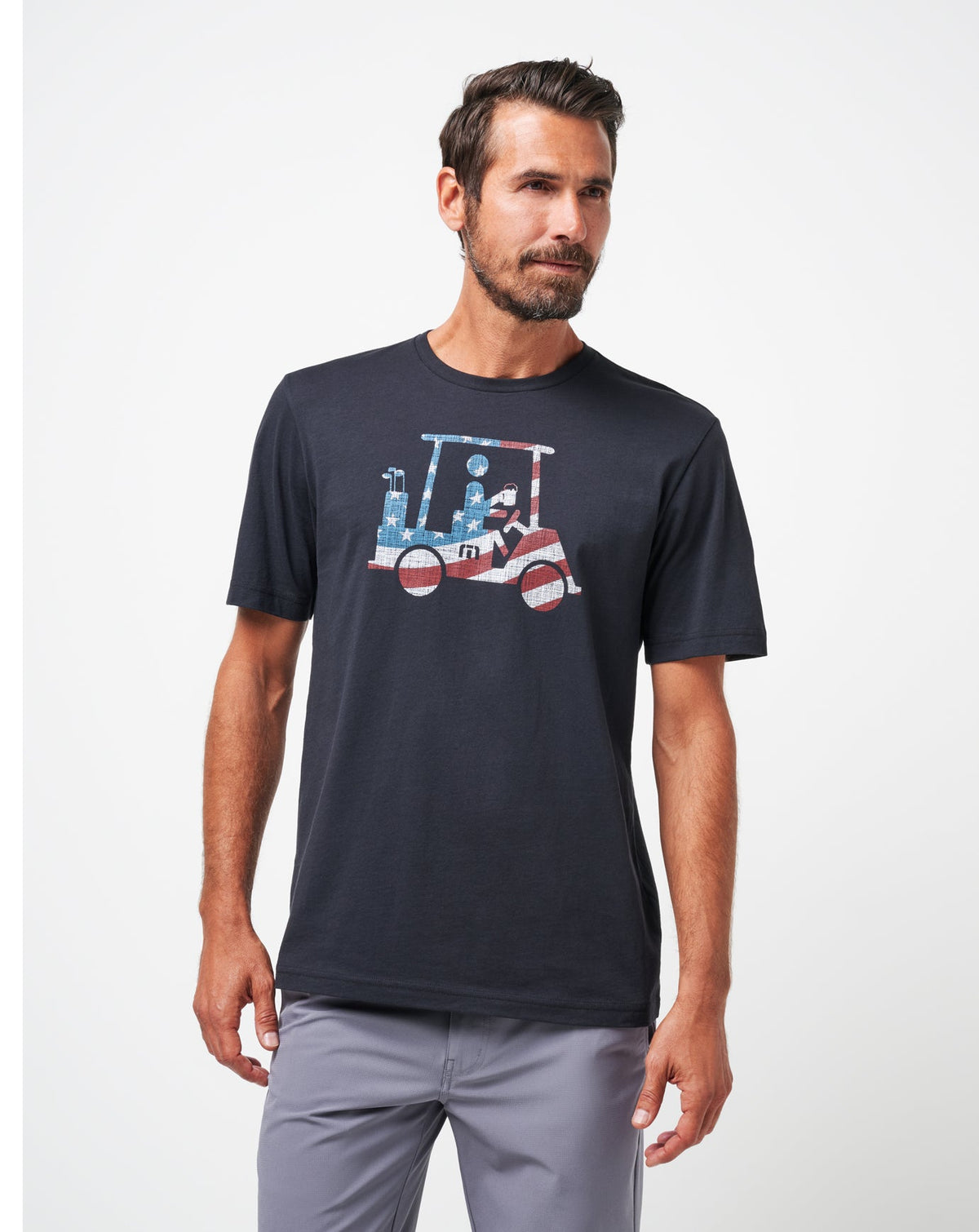 Black Travis Mathew Flag Flyer Tee