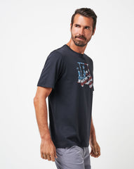Black Travis Mathew Flag Flyer Tee