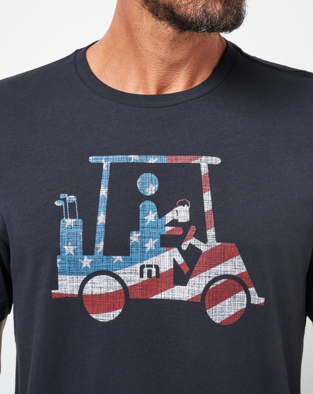 Black Travis Mathew Flag Flyer Tee