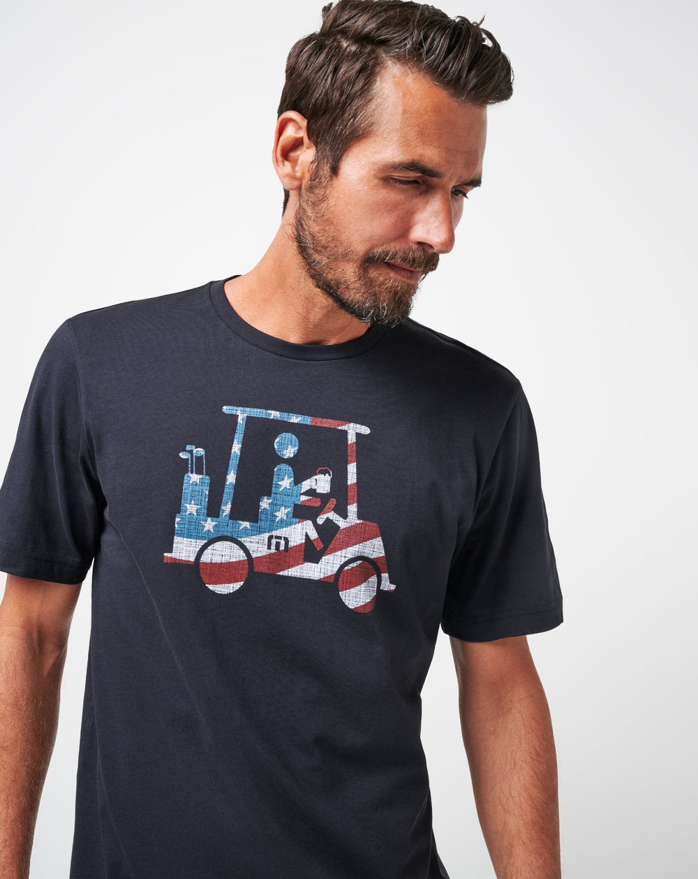 Black Travis Mathew Flag Flyer Tee