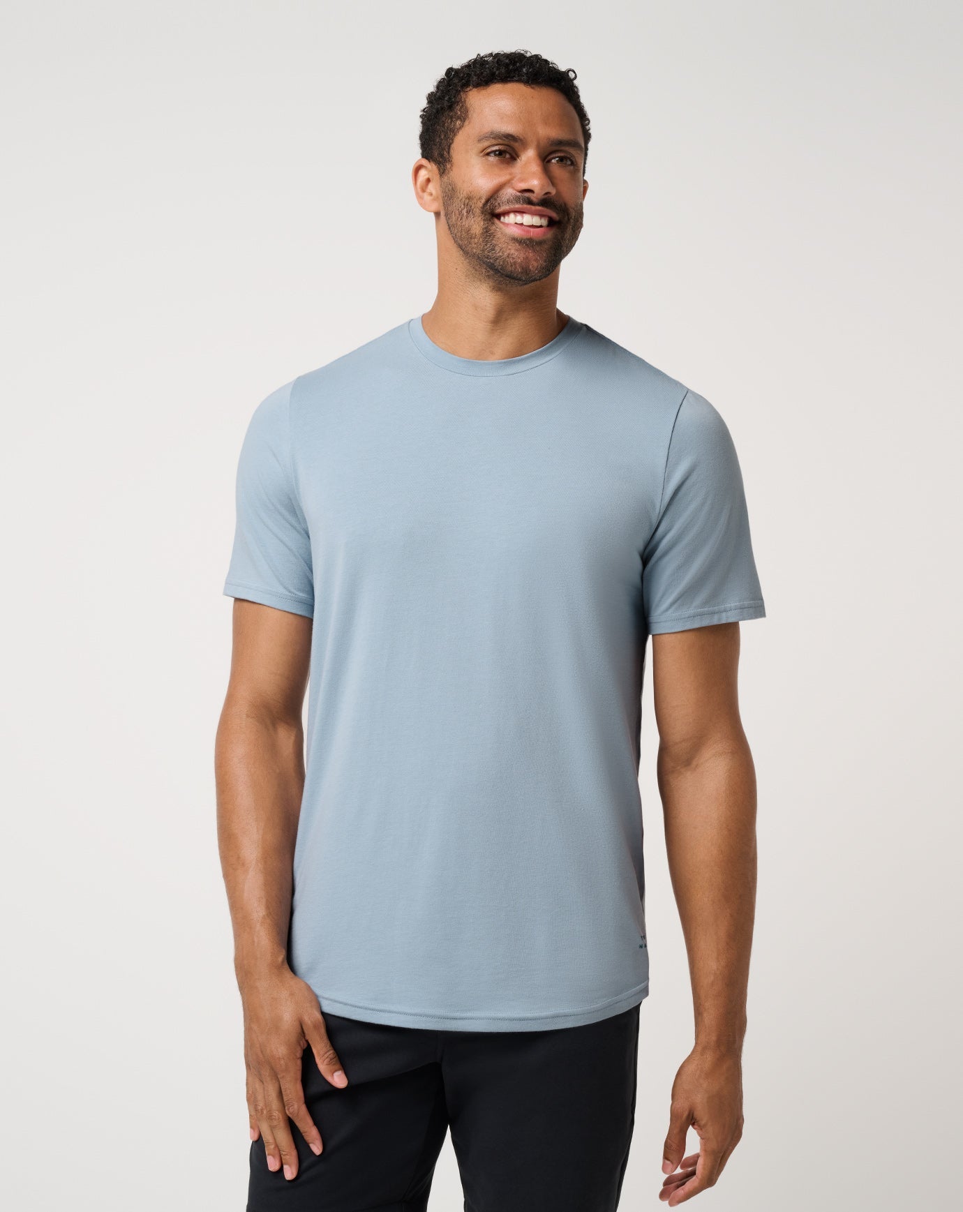 Ash Blue Travis Mathew Cloud Crew Tee