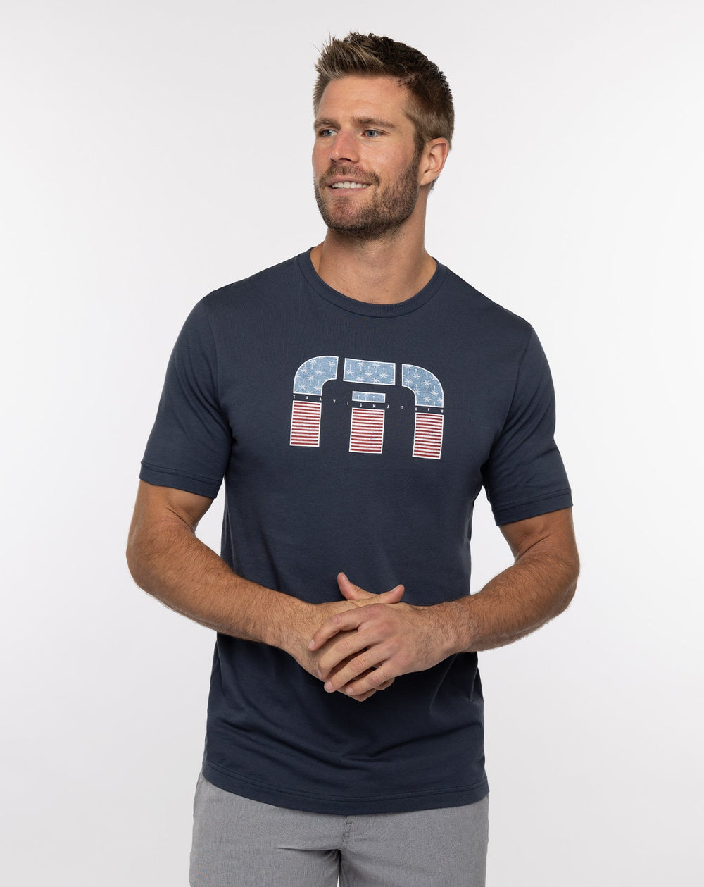 Blue Nights Travis Mathew Solar Flare Tee