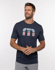 Blue Nights Travis Mathew Solar Flare Tee