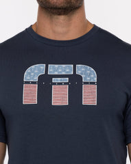 Blue Nights Travis Mathew Solar Flare Tee