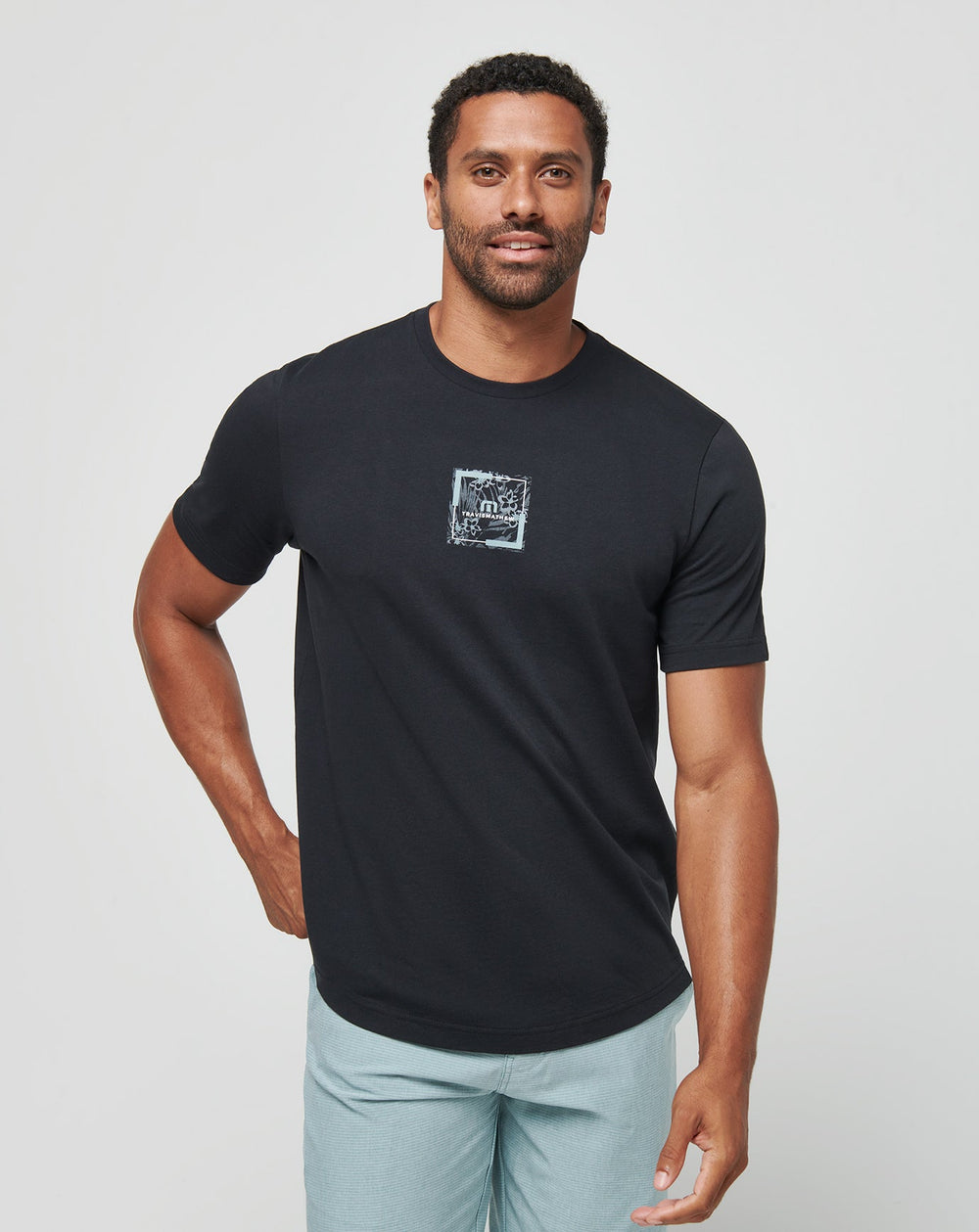 Black Travis Mathew Living Aloha Tee