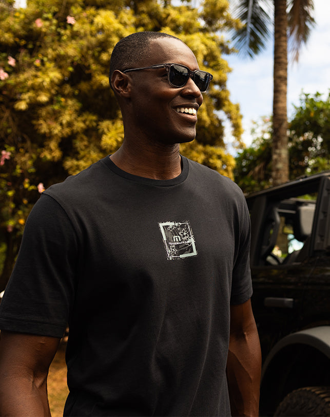 Black Travis Mathew Living Aloha Tee