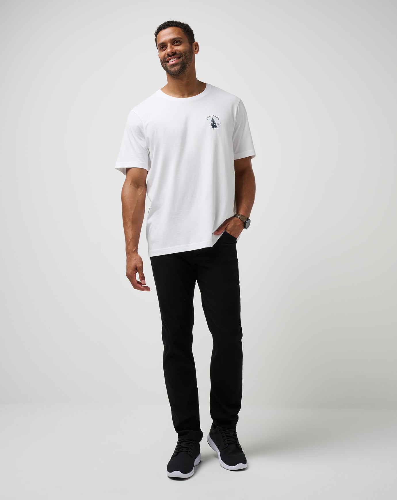 White Travis Mathew Adventure Season Tee