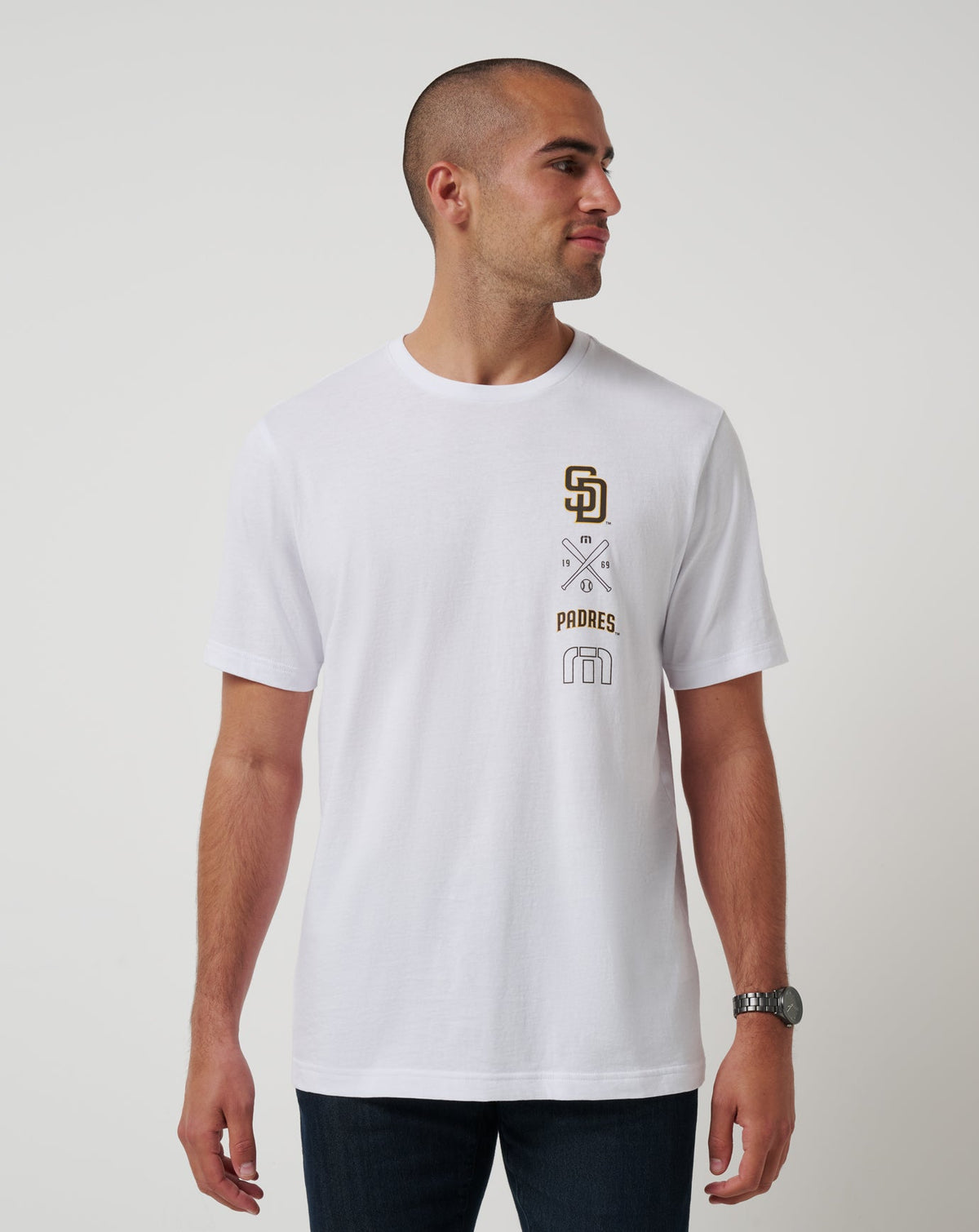 White Travis Mathew San Diego Padres Sunset Slam 2.0 Tee