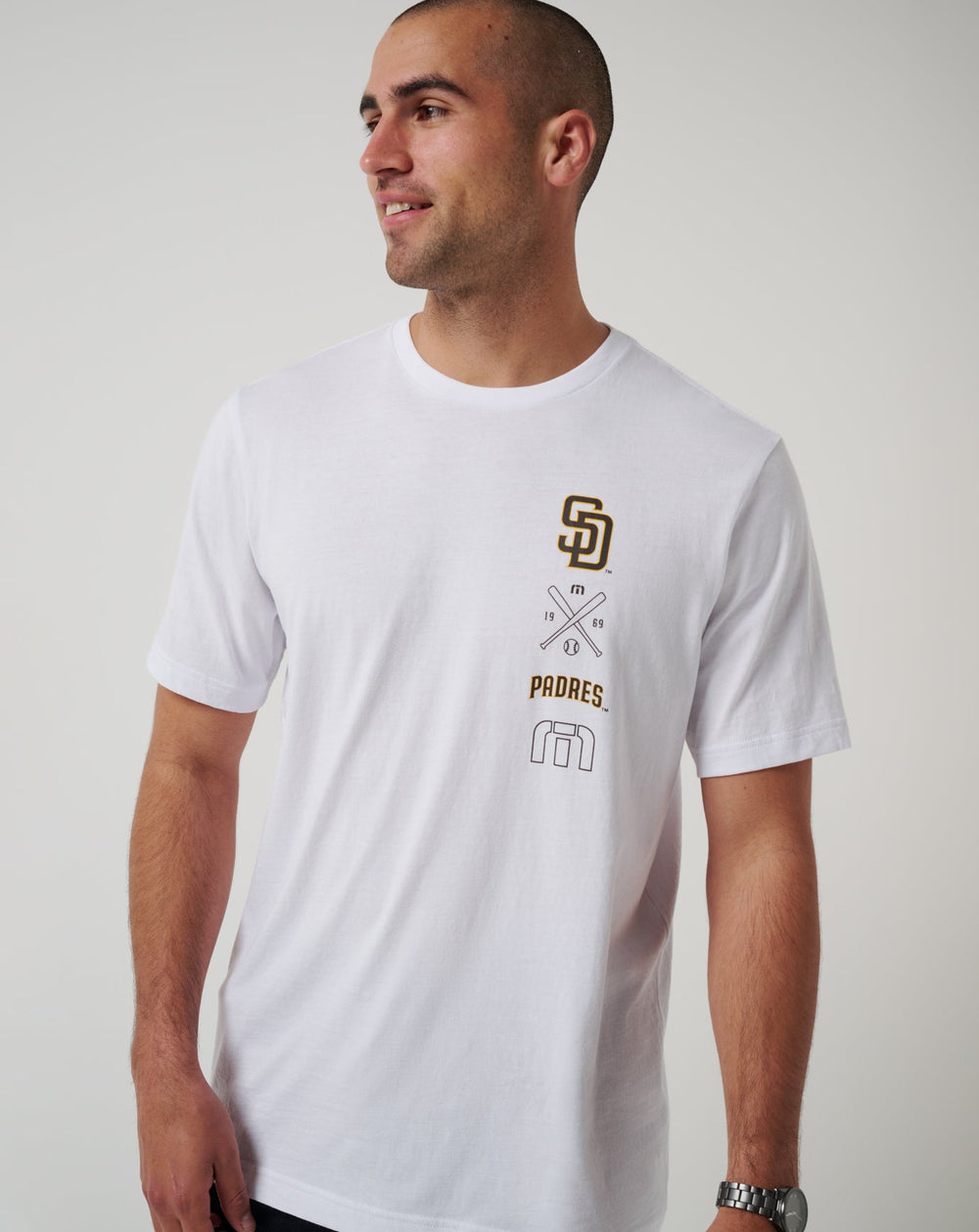 White Travis Mathew San Diego Padres Sunset Slam 2.0 Tee