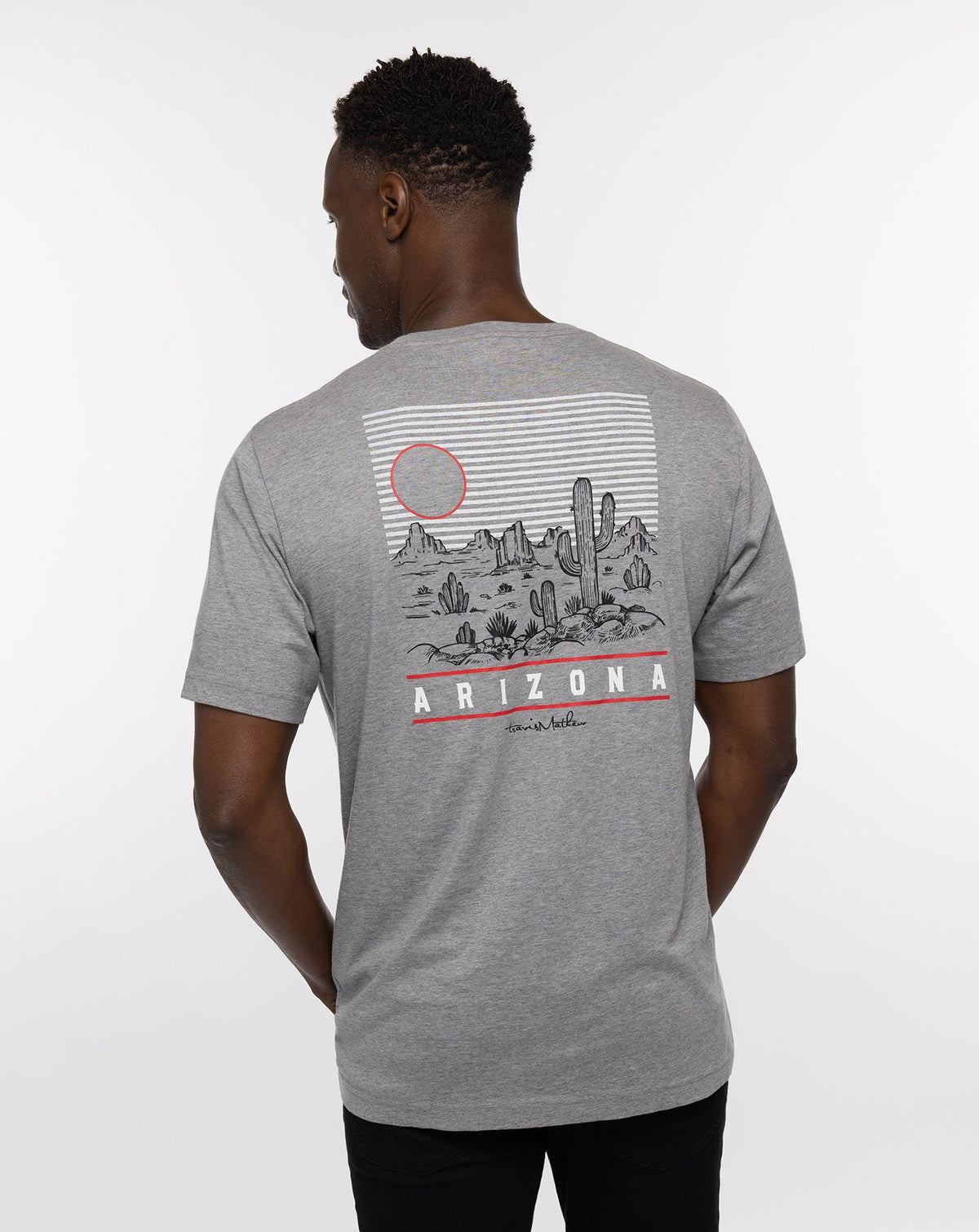 Heather Grey Travis Mathew Bell Rock Tee