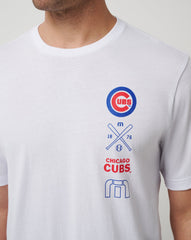 White Travis Mathew Chicago Cubs Sunset Slam 2.0 Tee