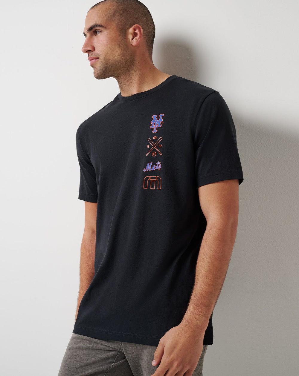 Black Travis Mathew New York Mets Sunset Slam 2.0 Tee