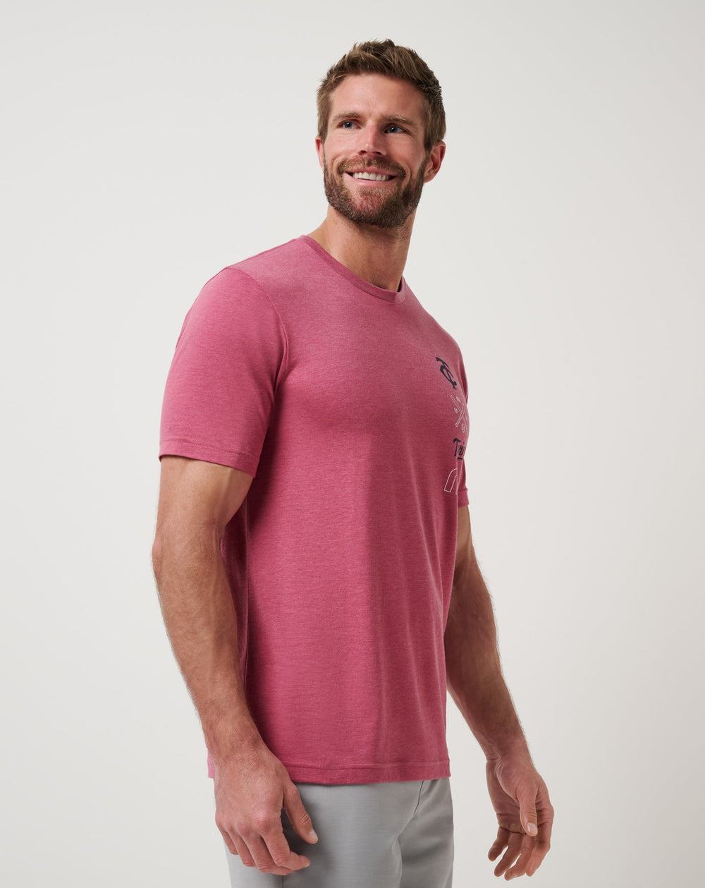 Heather Red Travis Mathew Minnesota Twins Sunset Slam 2.0 Tee