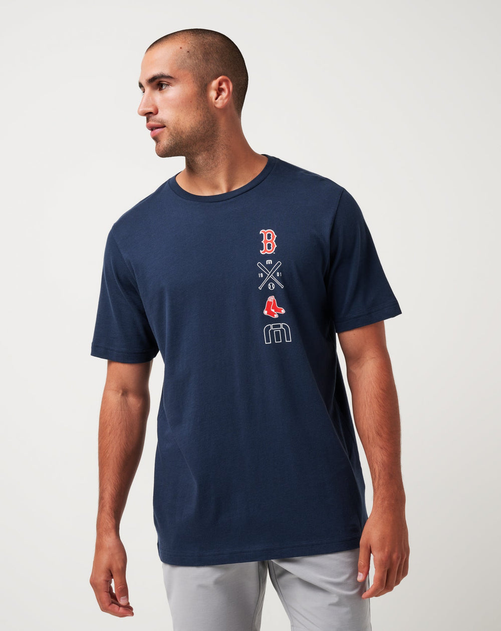Total Eclipse Travis Mathew Boston Red Sox Sunset Slam Tee