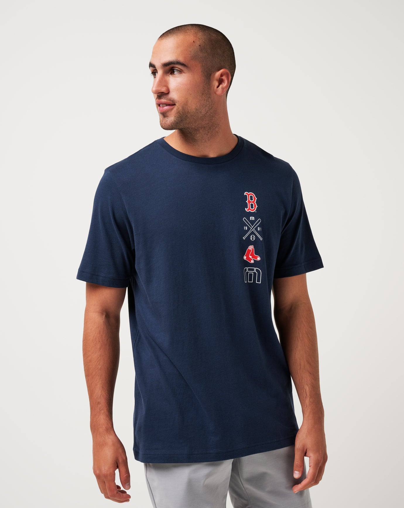 Total Eclipse Travis Mathew Boston Red Sox Sunset Slam Tee