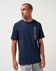 Total Eclipse Travis Mathew Boston Red Sox Sunset Slam Tee