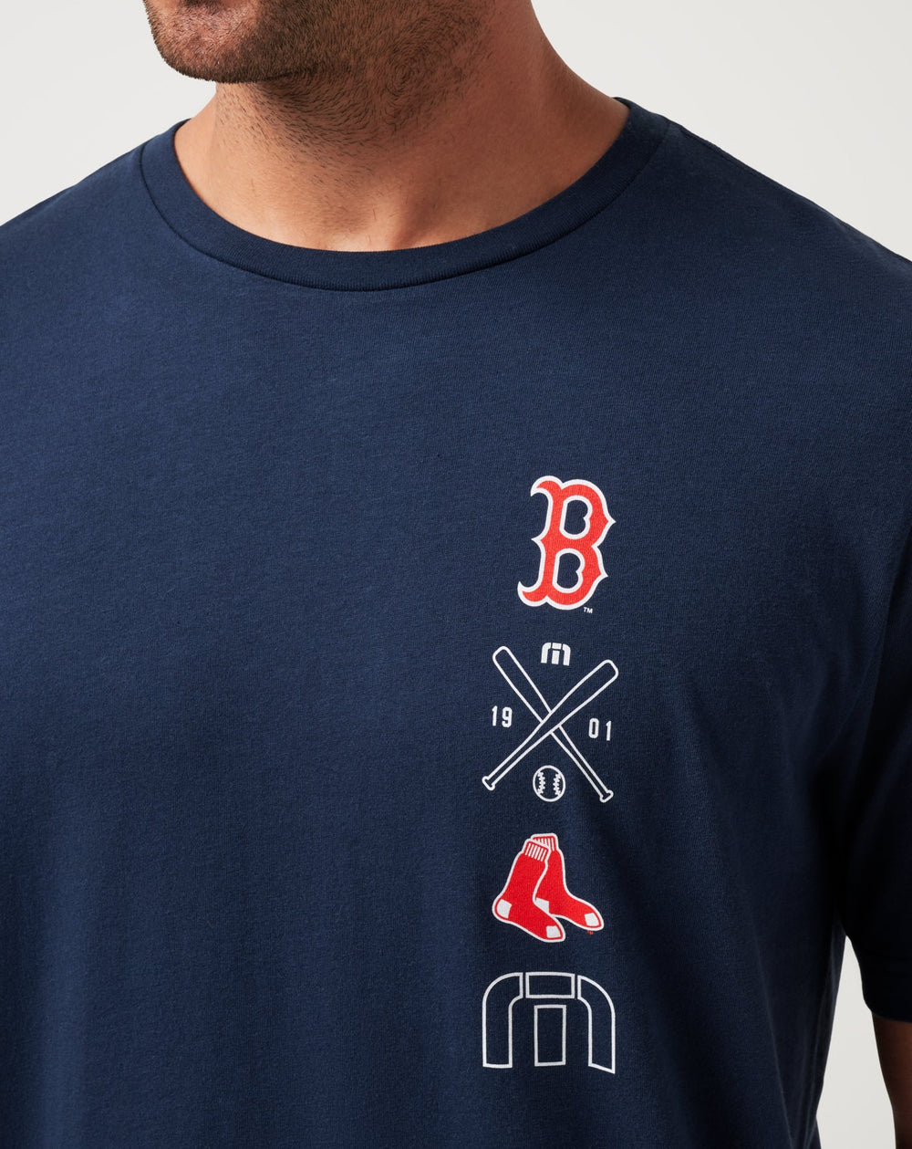 Total Eclipse Travis Mathew Boston Red Sox Sunset Slam Tee