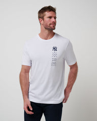 White Travis Mathew New York Yankees Sunset Slam 2.0 Tee