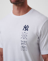 White Travis Mathew New York Yankees Sunset Slam 2.0 Tee
