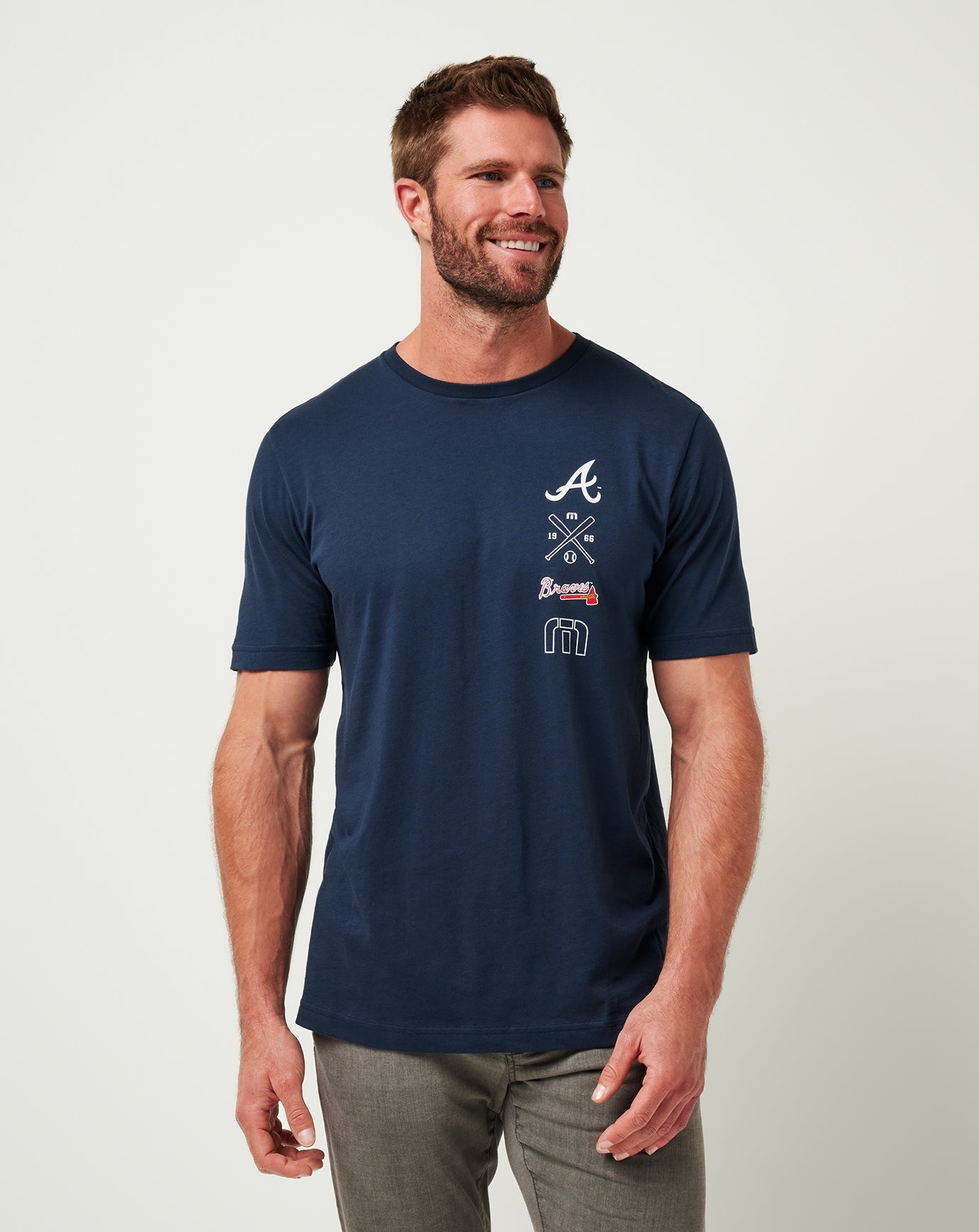 Total Eclipse Travis Mathew Atlanta Braves Sunset Slam Tee
