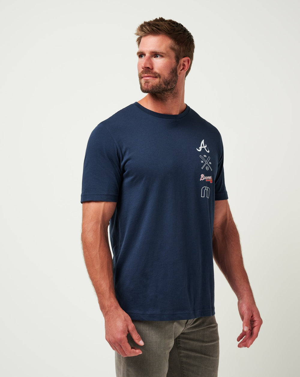 Total Eclipse Travis Mathew Atlanta Braves Sunset Slam Tee