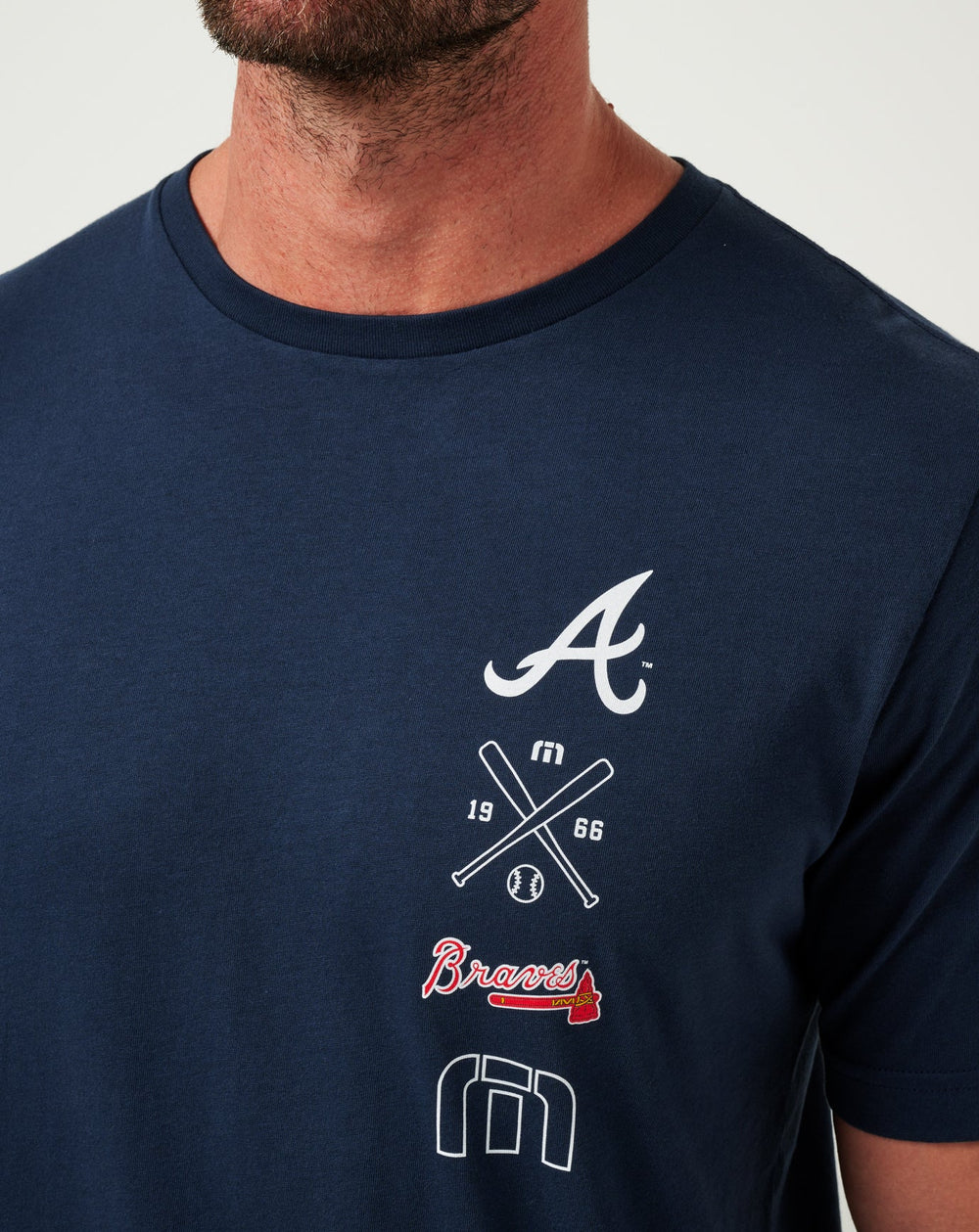 Total Eclipse Travis Mathew Atlanta Braves Sunset Slam Tee
