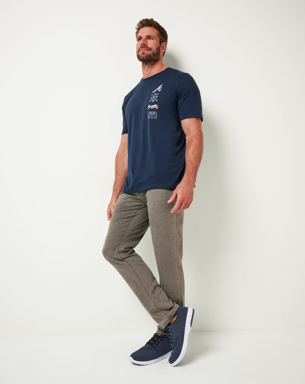 Total Eclipse Travis Mathew Atlanta Braves Sunset Slam Tee