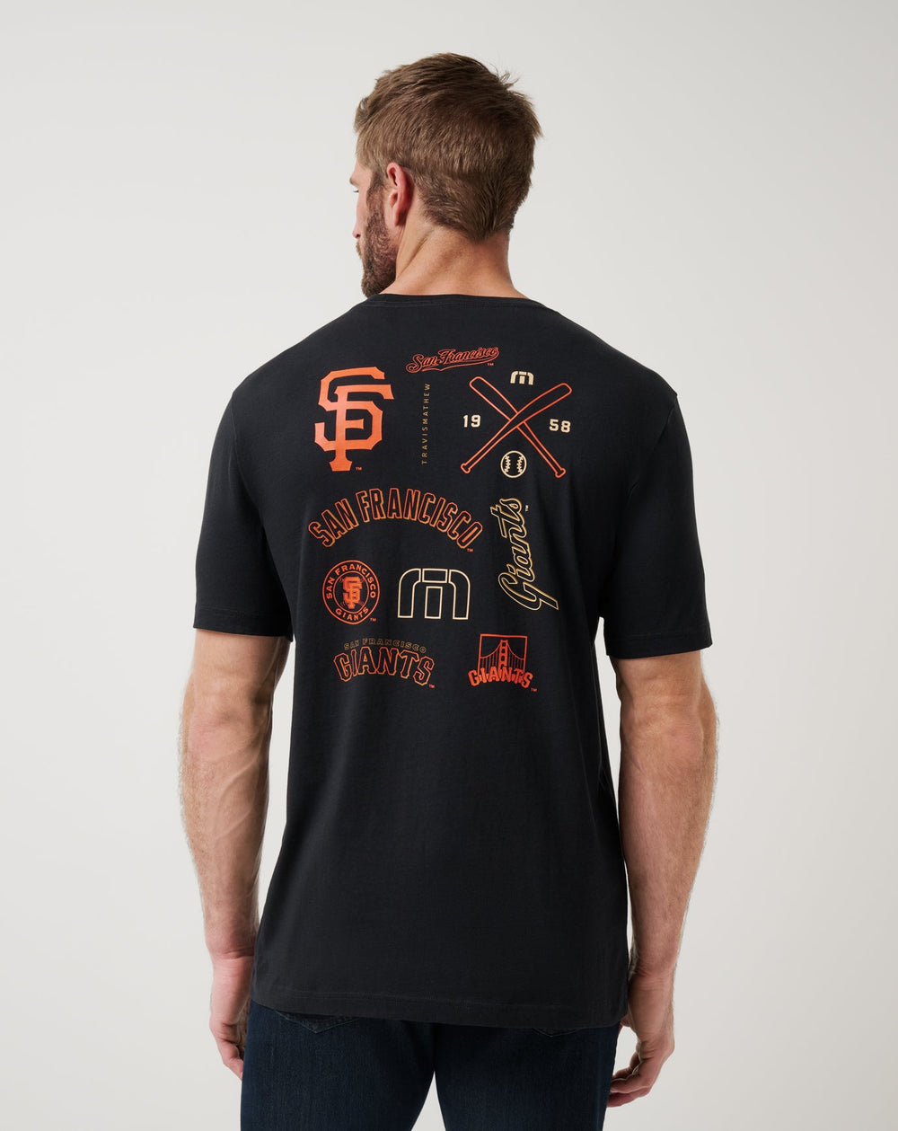 Black Travis Mathew San Francisco Giants Friendly Rivalry Tee