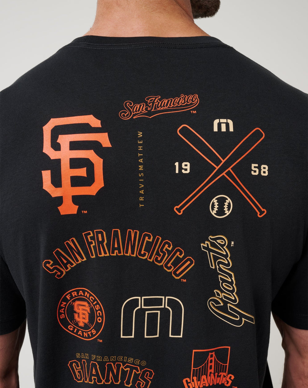 Black Travis Mathew San Francisco Giants Friendly Rivalry Tee