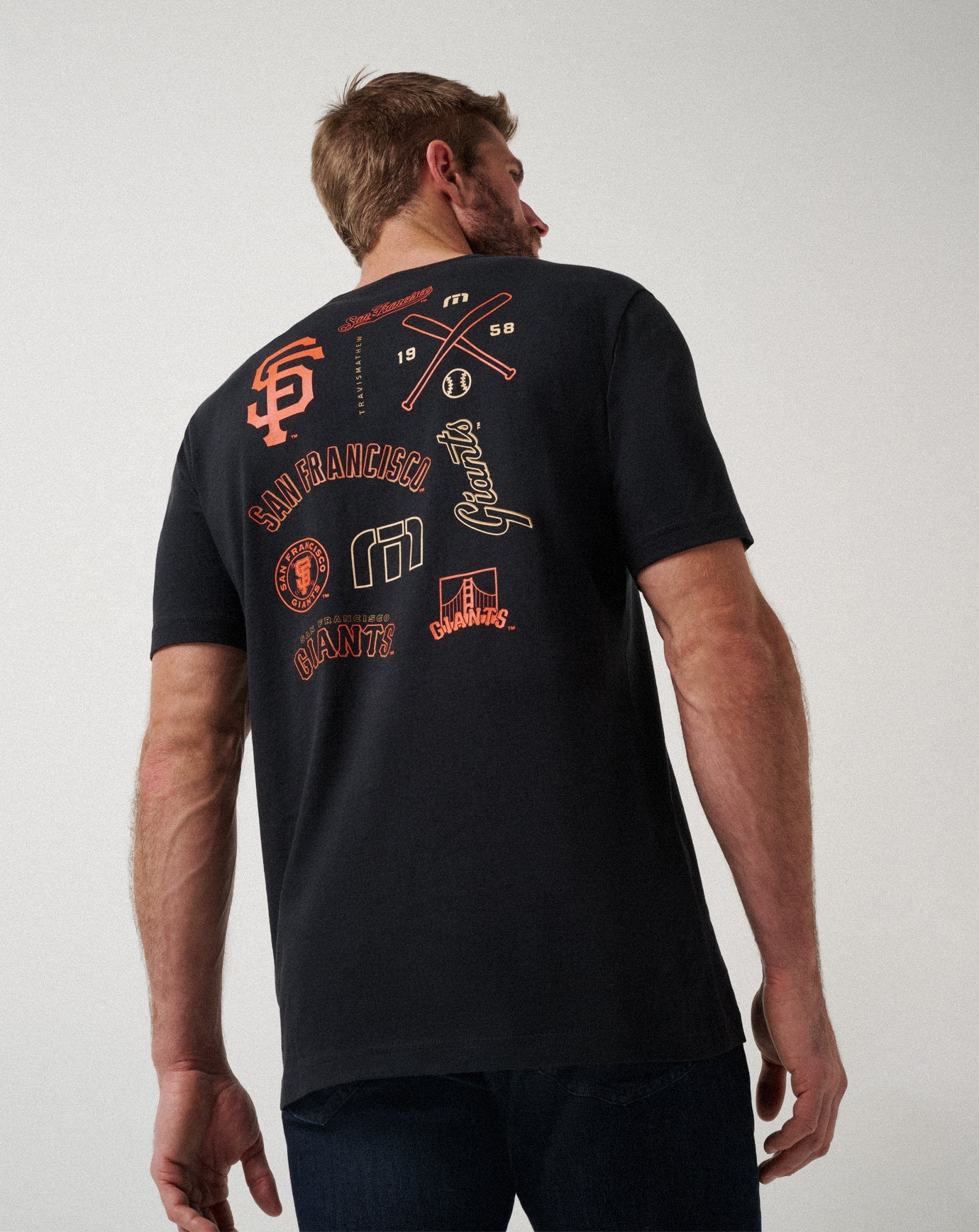 Black Travis Mathew San Francisco Giants Friendly Rivalry Tee