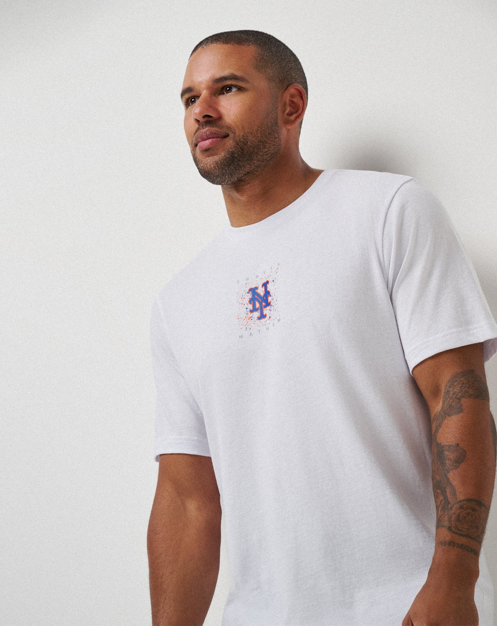 White Travis Mathew New York Mets In The Dugout 2.0 Tee