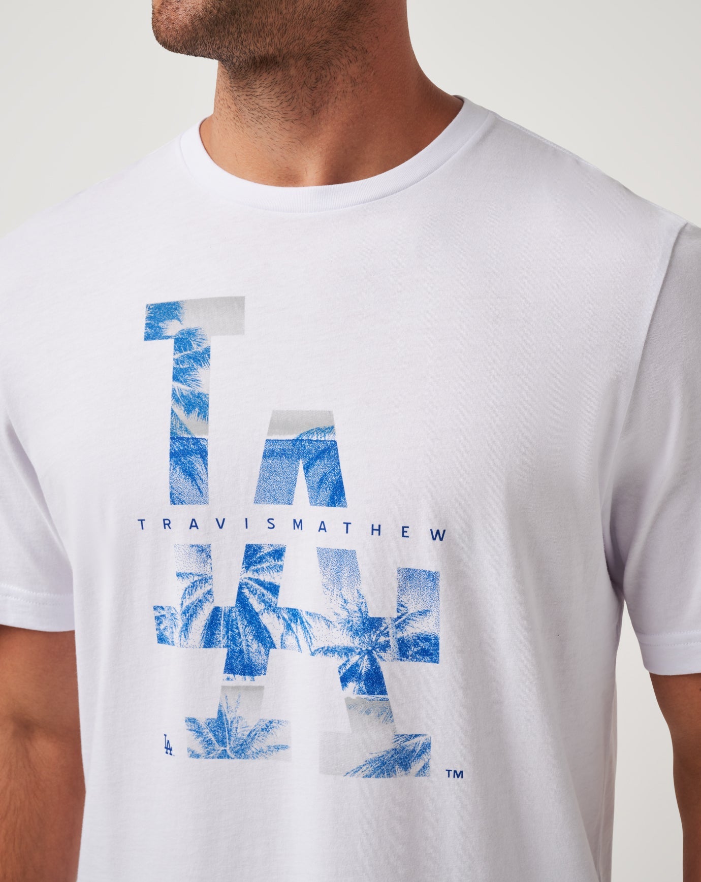 White Travis Mathew Los Angeles Dodgers Bleacher Breeze Tee