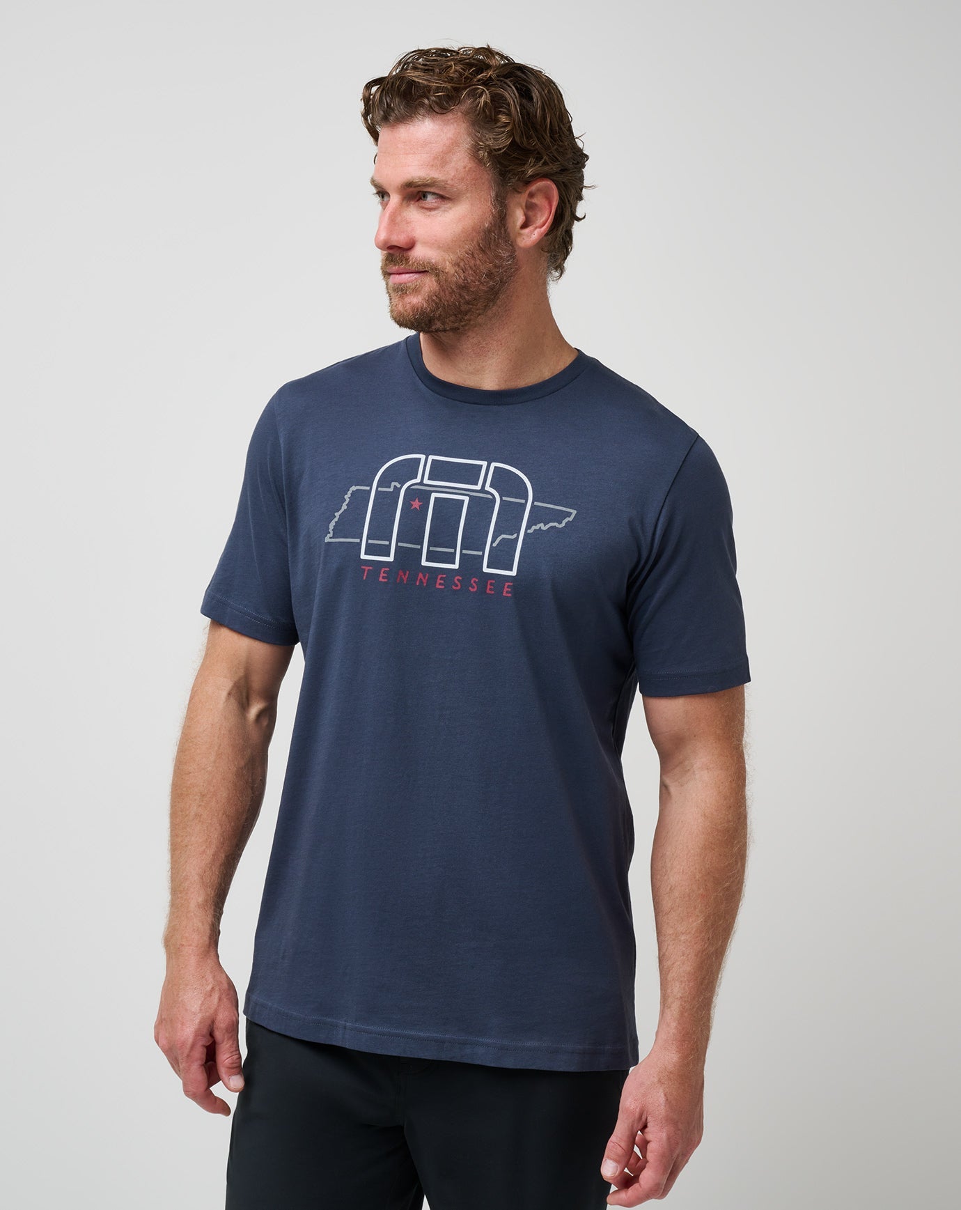 Blue Nights Travis Mathew Local Phrases Tee