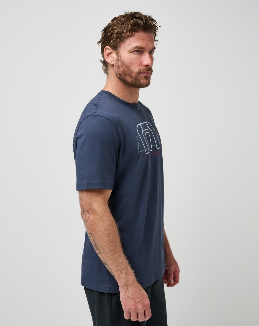 Blue Nights Travis Mathew Local Phrases Tee