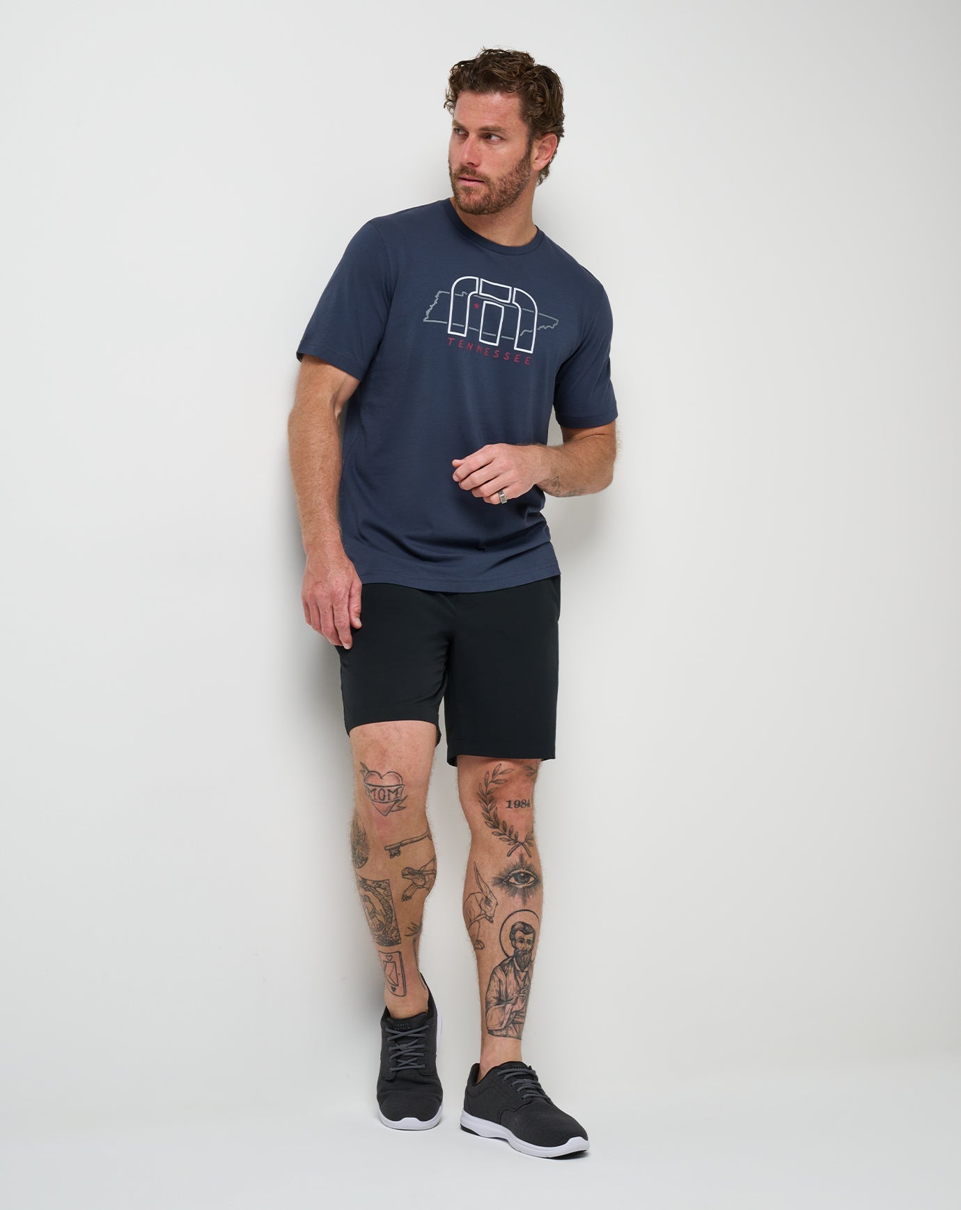 Blue Nights Travis Mathew Local Phrases Tee